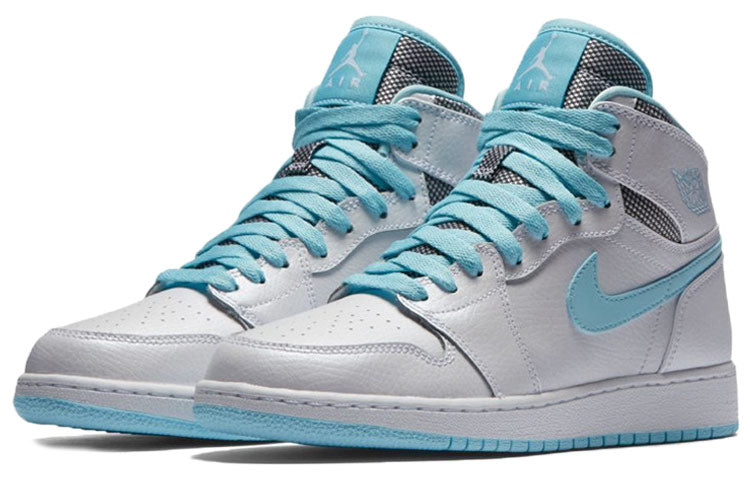 (GS) Air Jordan 1 Retro High 'White Still Blue' 332148-106