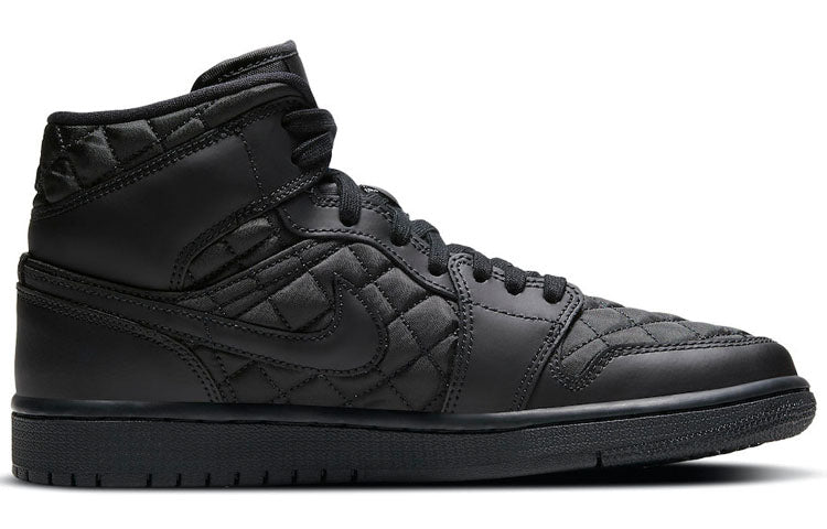 (WMNS) Air Jordan 1 Mid SE 'Black Quilted' DB6078-001