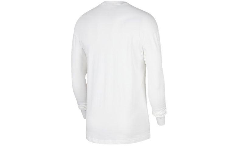 Air Jordan Sport Dna Logo Casual Sports Round Neck Pullover White CT3668-100