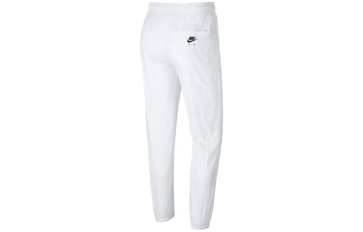 Air Jordan Legacy AJ 6 Logo Label Bundle Feet Sports Pants 'White' BV5402-100