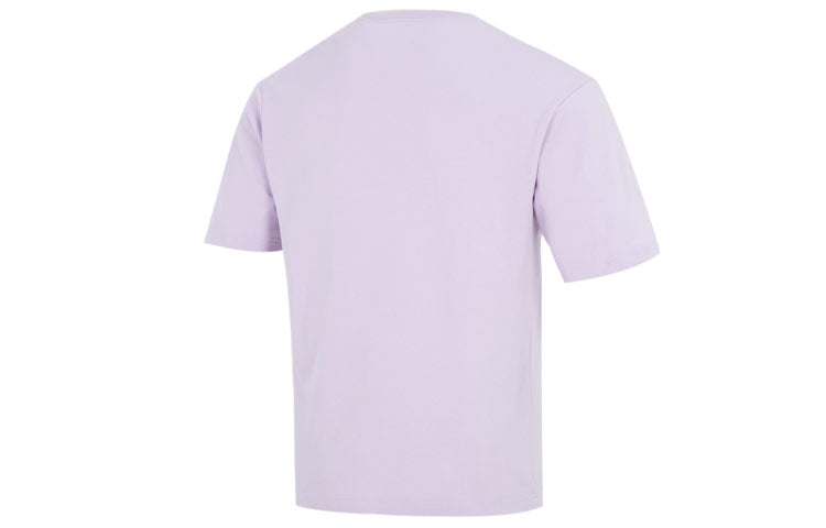 Air Jordan Essentials Pattern Printing Round Neck Tee 'Lilac' DO8897-530