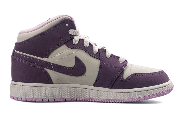 (GS) Air Jordan 1 Retro Mid 'Pro Purple' 555112-500