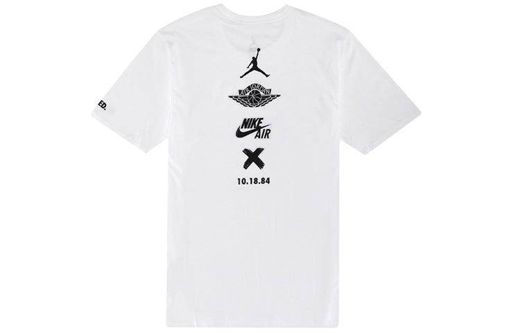 Air Jordan 1 Banned Black White Black Short Sleeve White 842254-100