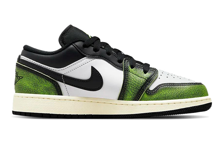 (GS) Air Jordan 1 Low SE 'Wear-Away - Electric Green' DO8244-003