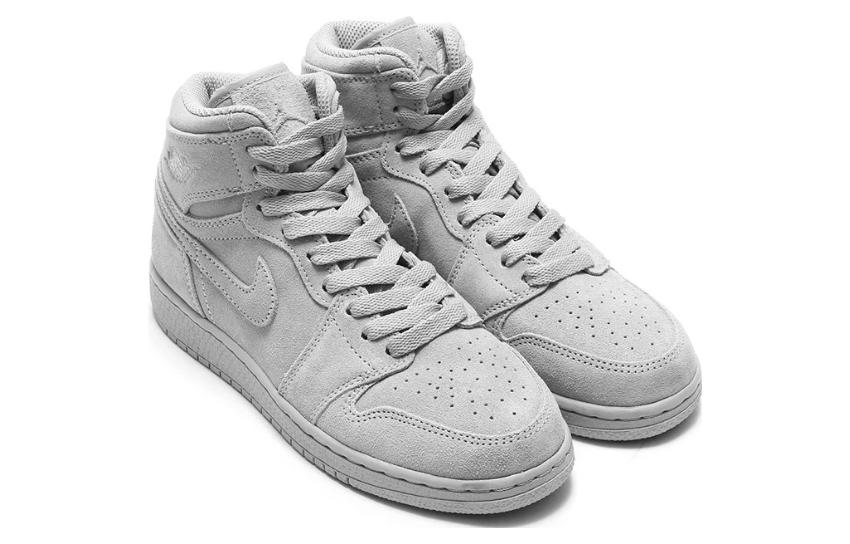 (GS) Air Jordan 1 Retro High 'Grey Suede' 705300-031