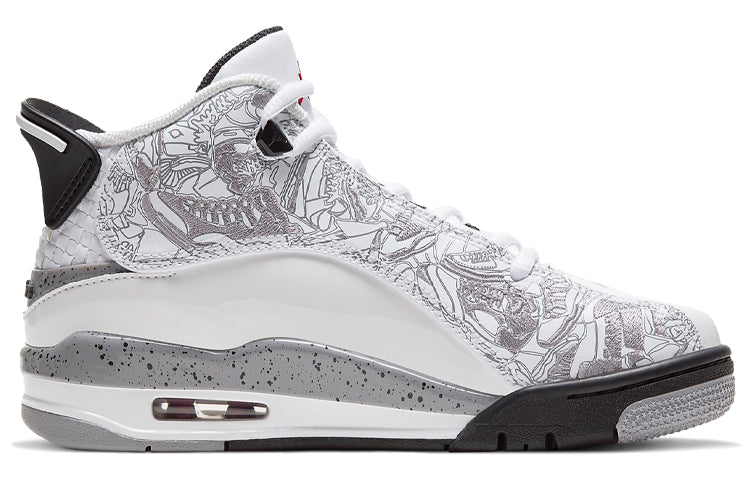 (GS) Air Jordan Dub Zero 'White Cement' 311047-105