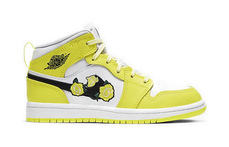 (PS) Air Jordan 1 Mid SE 'Rose Patch - Dynamic Yellow' AV5173-700