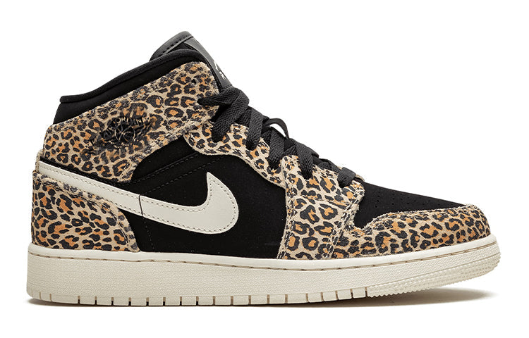 (GS) Air Jordan 1 Mid SE 'Leopard' BQ6931-021