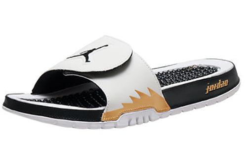 Air Jordan Hydro 5 Retro Slide 'White Metallic Gold' 555501-153