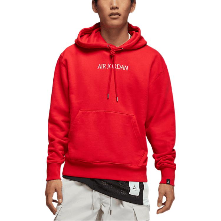 Air Jordan Solid Color Hoodie Men's Red DO6095-612