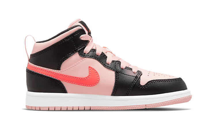 (PS) Air Jordan 1 Mid 'Black Pink Crimson' 640734-604