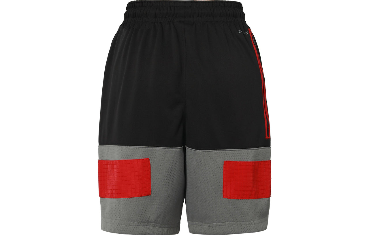 Air Jordan Basketball Sports Contrasting Colors Quick Dry Breathable Shorts Black CZ4767-010