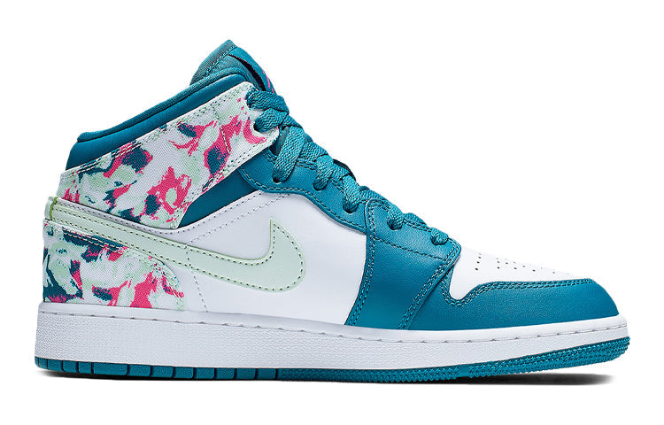 (GS) Air Jordan 1 Mid 'Paint Stroke' 555112-300