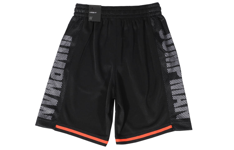 Air Jordan Jumpman Basketball shorts 'Black Orange side logo' CD4907-010