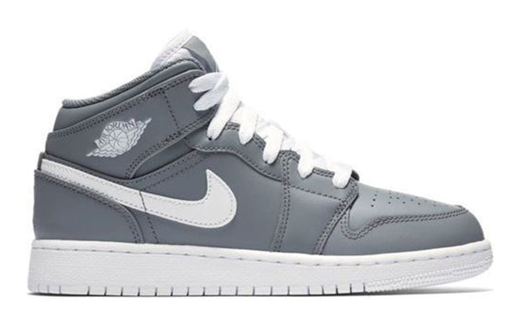 (GS) Air Jordan 1 Mid 'Cool Grey' 554725-036