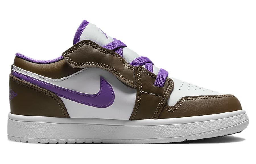 (PS) Jordan Air Jordan 1 Low Alt BP 'White Purple Brown' BQ6066-215