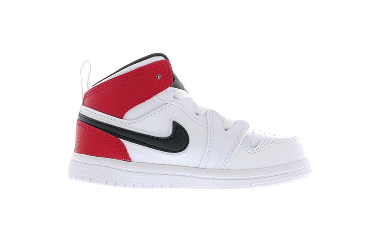 (TD) Air Jordan 1 Mid 'White Gym Red' 640735-116