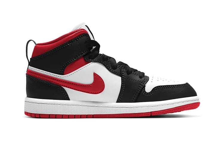 (PS) Air Jordan 1 Mid 'Black Gym Red' 640734-122