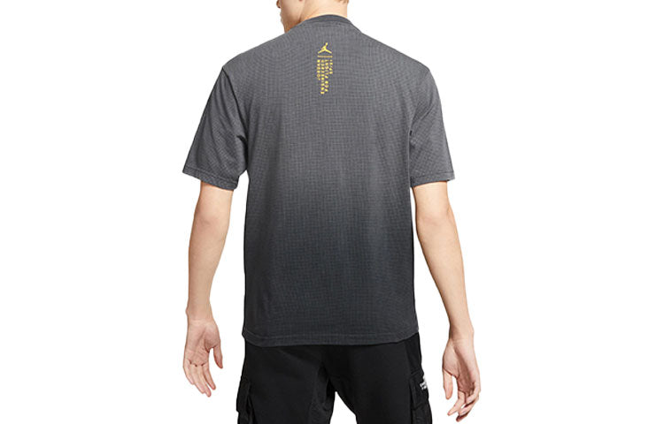 Air Jordan 23 MENS Engineered Mesh Gradient Crew Neck Sports Short Sleeve Grey CV3378-010