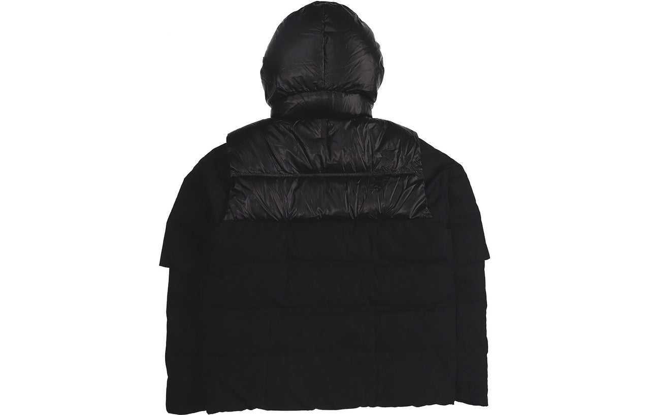 Air Jordan protection against cold Stay Warm hooded Basketball Sports Down Jacket Black 924676-010