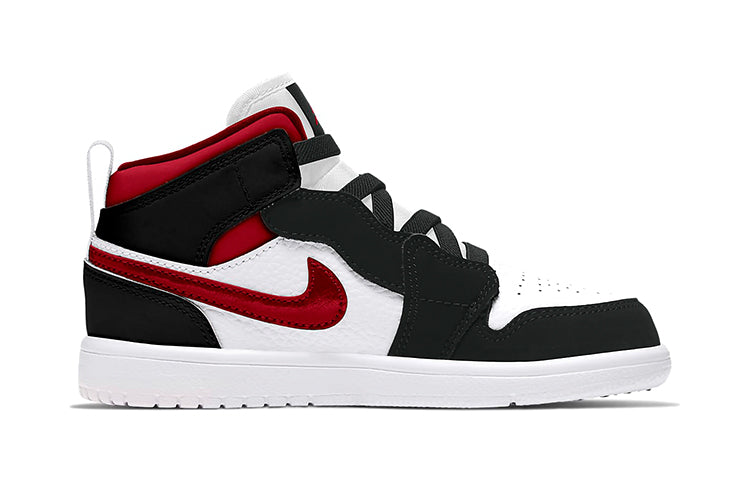 (PS) Air Jordan 1 Mid Alt 'Red Black White' AR6351-122