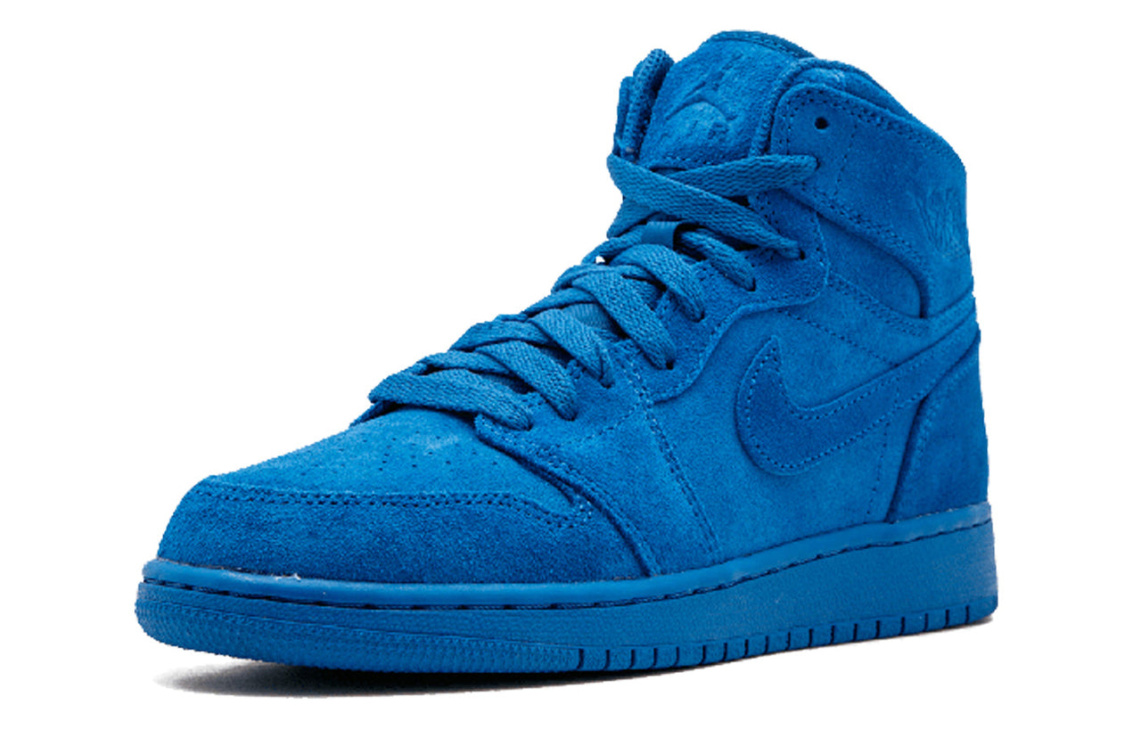 (GS) Air Jordan 1 Retro High 'Blue Suede' 705300-404