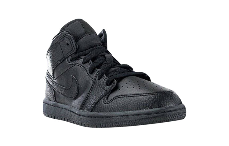 (PS) Air Jordan 1 Mid 'Triple Black' 640734-091