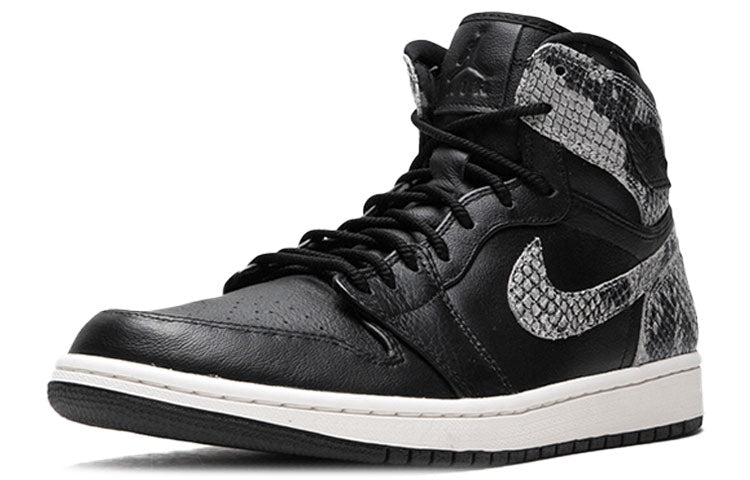 (WMNS) Air Jordan 1 Retro High Premium 'Black Snake' AH7389-014