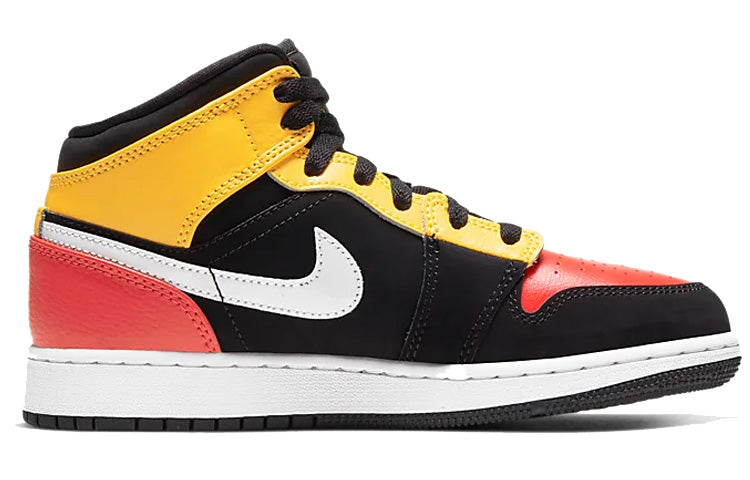 (GS) Air Jordan 1 Mid SE 'Amarillo Team Orange' BQ6931-087