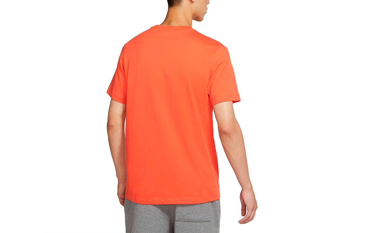 Air Jordan Jumpman Box Ss Casual Sports Breathable Alphabet Short Sleeve Orange DA9901-803