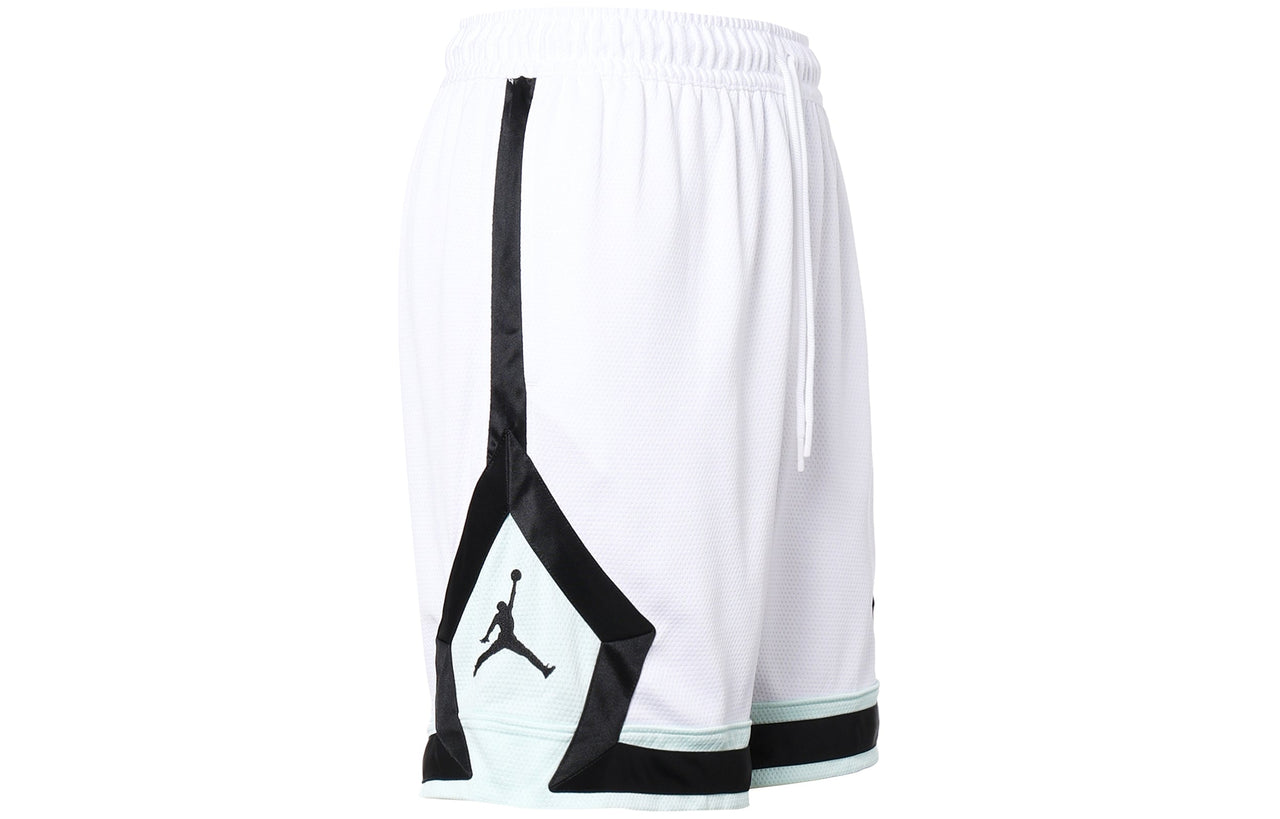 Air Jordan Jumpman Diamond Basketball Sports Shorts White CV6023-101