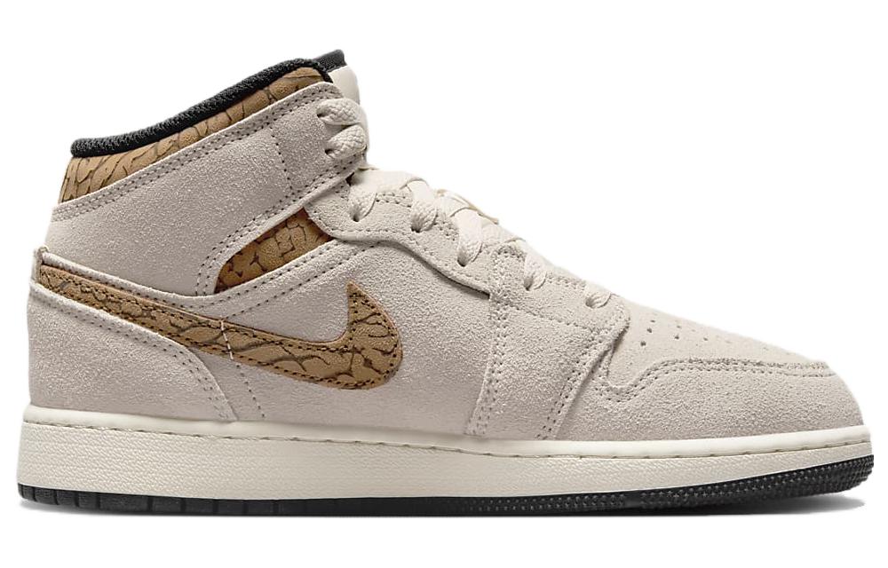 (GS) Air Jordan 1 Mid SE 'Brown Elephant' DZ5369-102