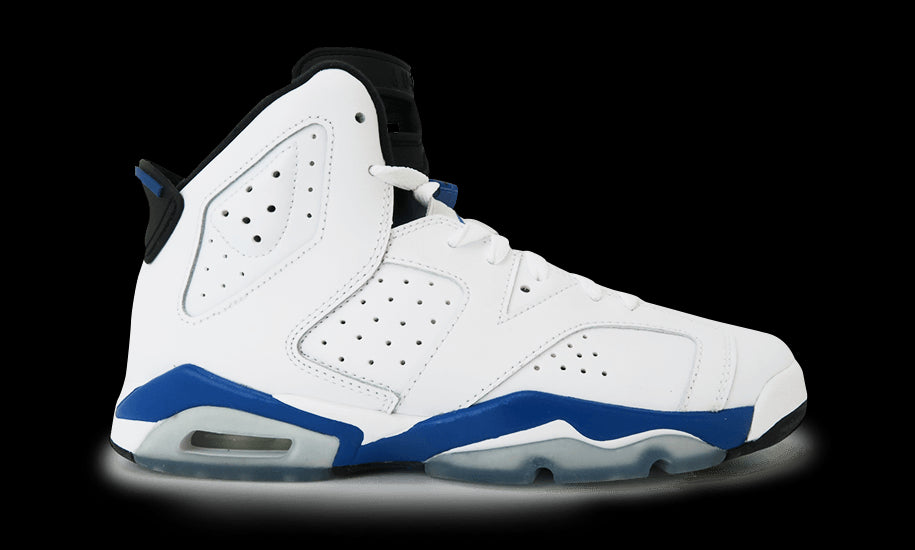 (GS) Air Jordan 6 Retro 'Sport Blue' 384665-107