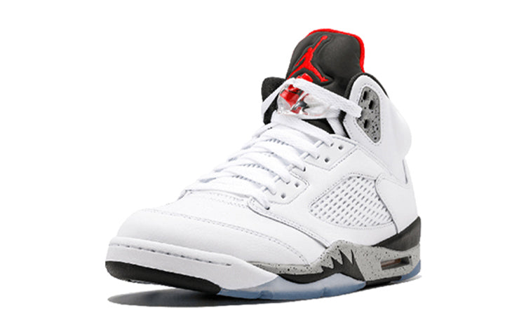 (GS) Air Jordan 5 Retro 'White Cement' 440888-104