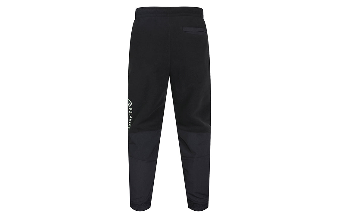 Air Jordan Winter Utility Cordura Stay Warm polar fleece Splicing Casual Sports Running Long Pants Black CT3385-010