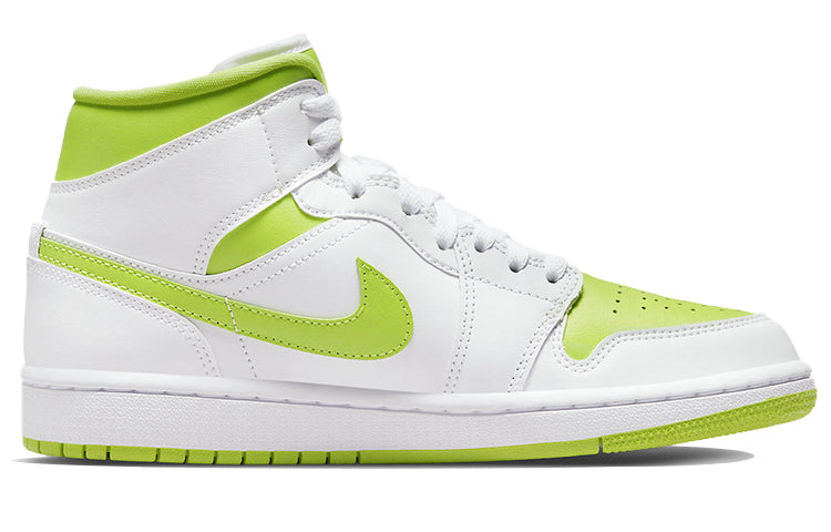 (WMNS) Air Jordan 1 Mid 'White Lime' BQ6472-131