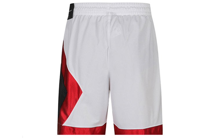 Air Jordan Jumpman Diamond Mesh Splicing Basketball Shorts White AV3207-100