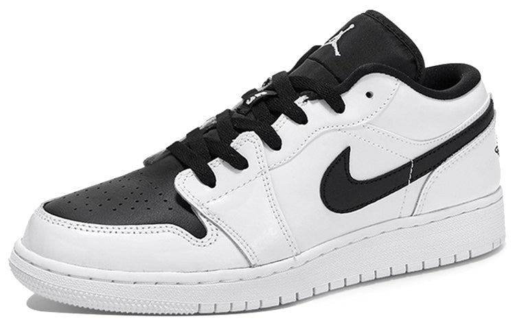 (GS) Air Jordan 1 Retro Low 'White Black' 553560-103