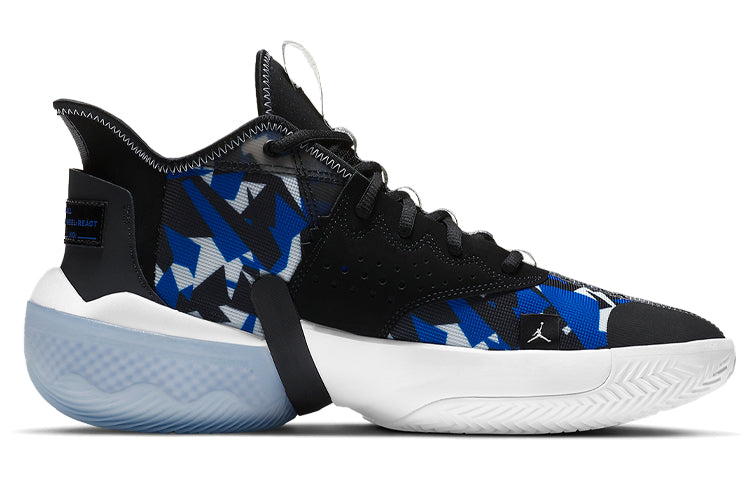 Air Jordan React Elevation PF 'Fractal Pattern - Black Racer Blue' CK6617-004