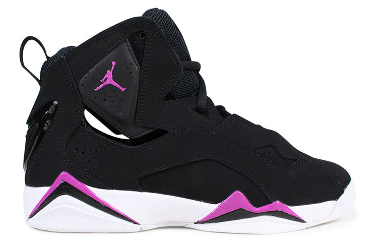 (GS) Air Jordan True Flight 'Black Fuchsia' 342774-001