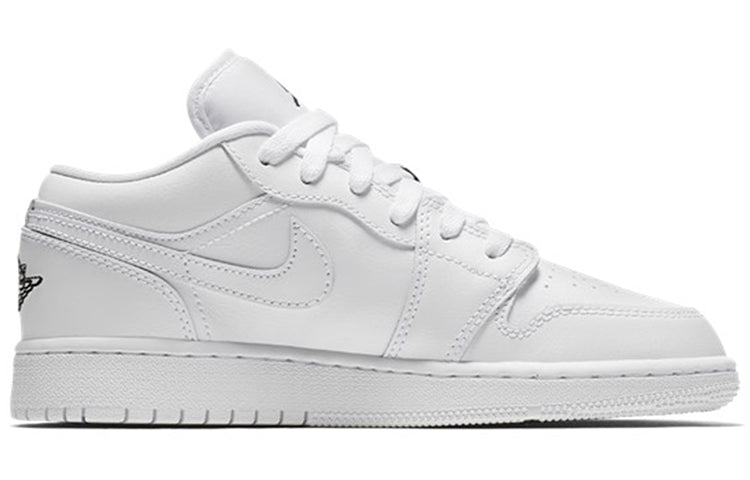 (GS) Air Jordan 1 Low 'Triple White' 553560-110