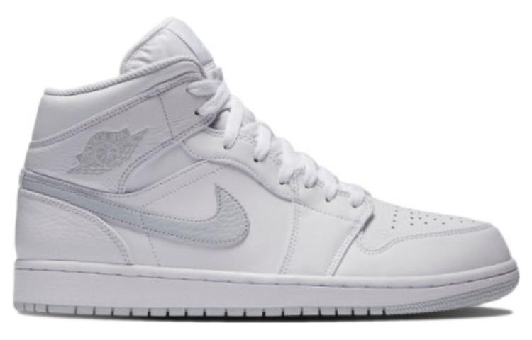 Air Jordan 1 Retro Mid 'White Platinum' 554724-108