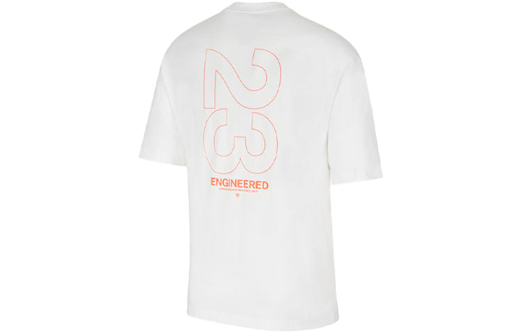 Air Jordan 23 Enginereed Round Neck Short Sleeve White CN3104-100