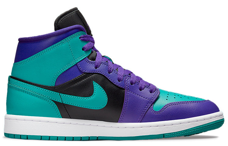 (WMNS) Air Jordan 1 Mid 'Black Grape' BQ6472-502