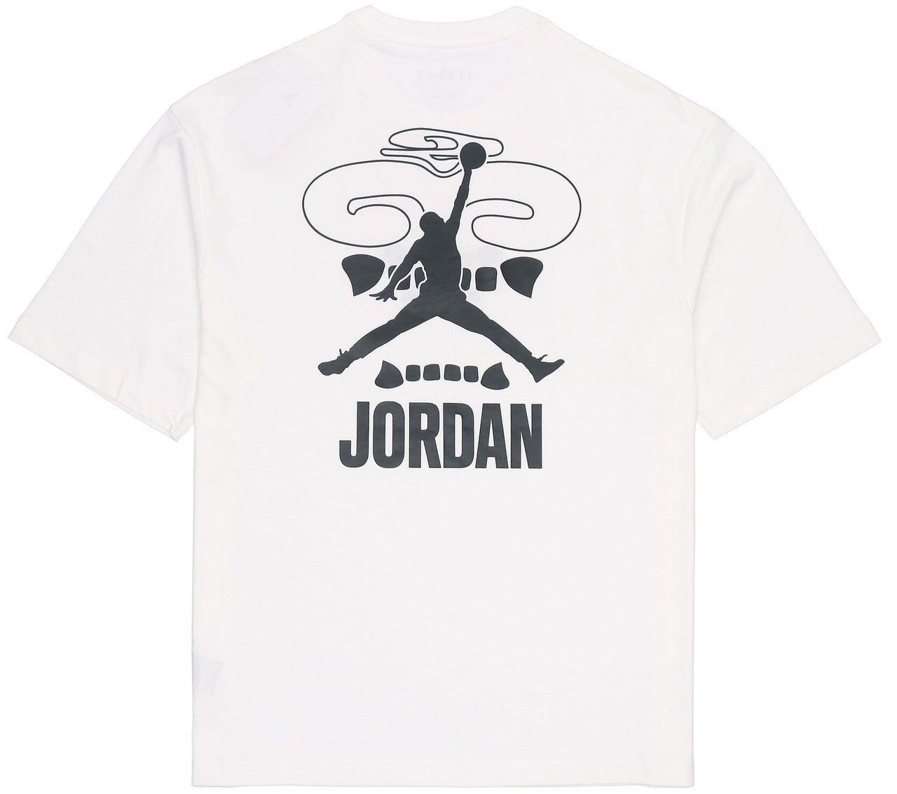 Air Jordan Round Neck Short Sleeve T-Shirt Unisex White DX5970-100