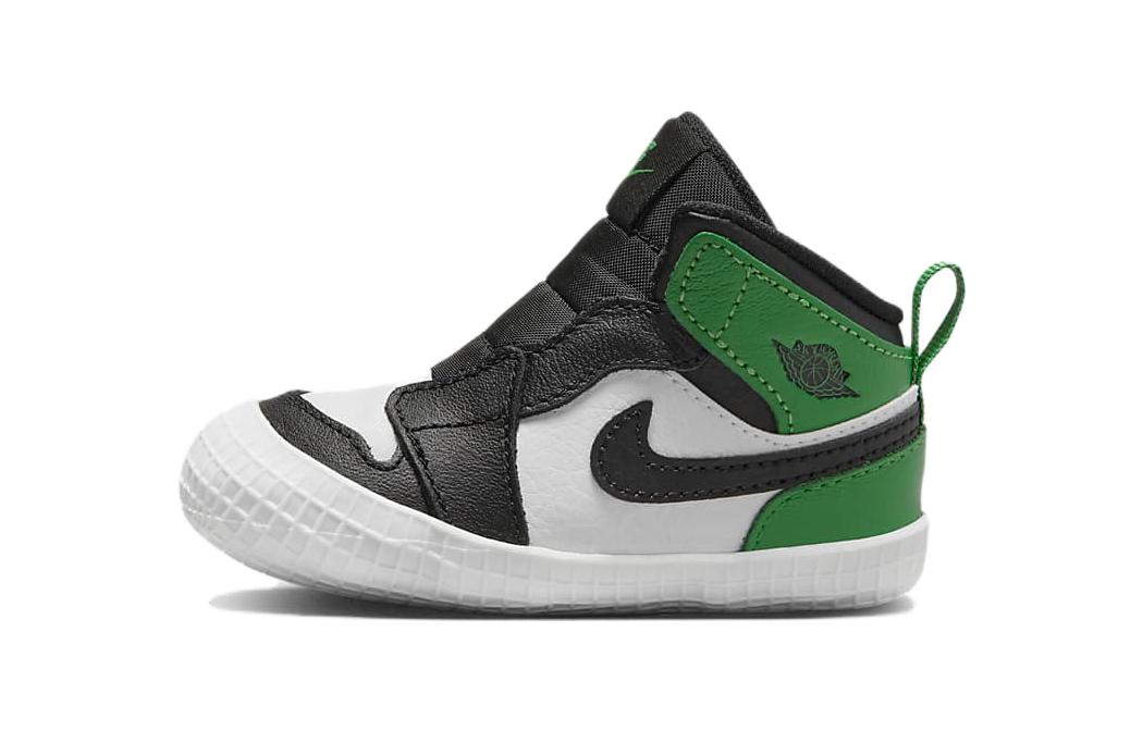 (TD) Air Jordan 1 Mid 'Black Lucky Green' AT3745-031