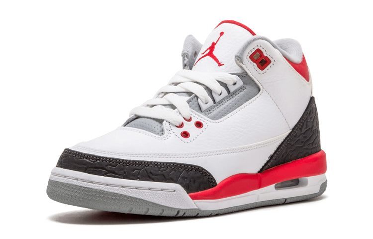 (GS) Air Jordan 3 Retro 'Fire Red' 2013 398614-120