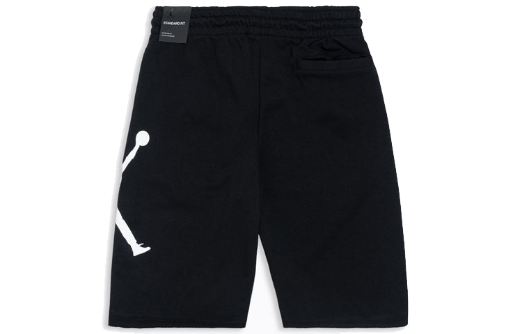 Air Jordan Jumpman Fleece Shorts Sports Breathable Lacing Black AQ3115-010