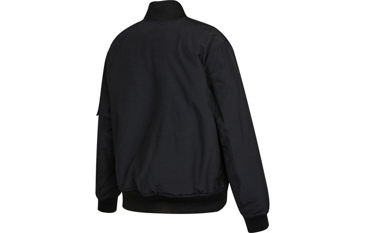 Men's Air Jordan Essentials Ma-1 Reversible Aviator Woven Padded Clothes Black Jacket DA9797-010