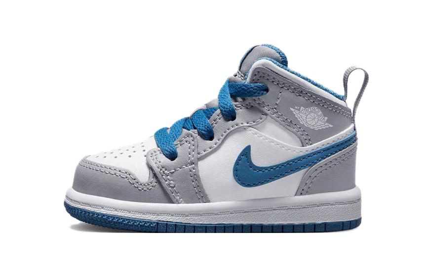 (TD) Air Jordan 1 Mid 'Cement True Blue' DQ8425-014